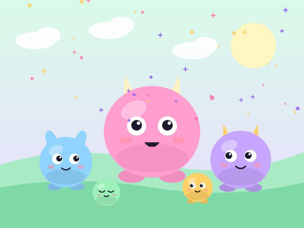 Original placeholder artwork for Mallow Monsters